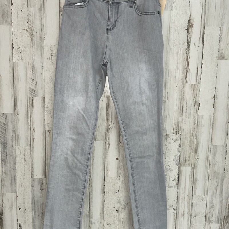 14 Grey Super Skinnies, Grey, Size: Girl 10 Up