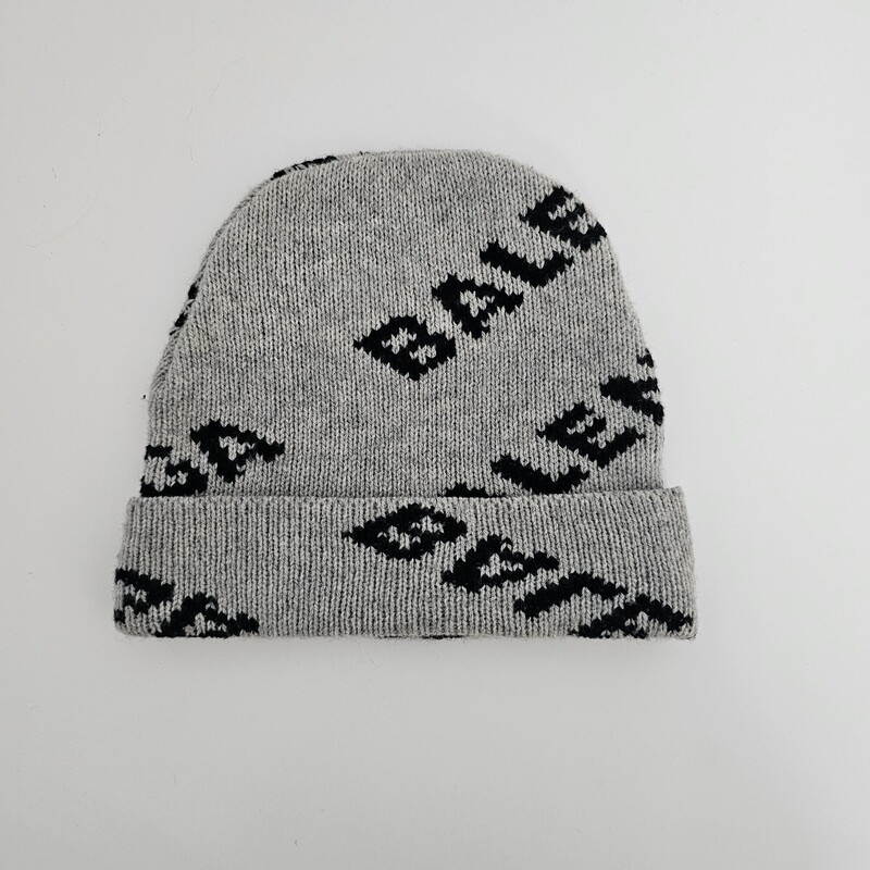 Balenciaga, Greyblk, Size: Beanie