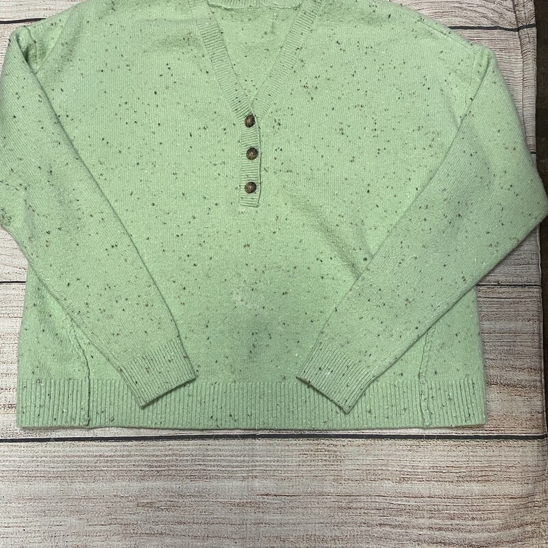 Sweater, Green, Size: Large