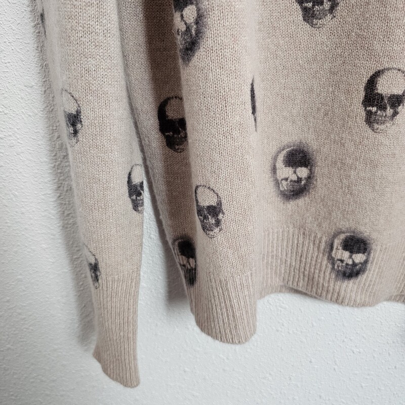 Skull Cashmere, Rosegrey, Size: Medium