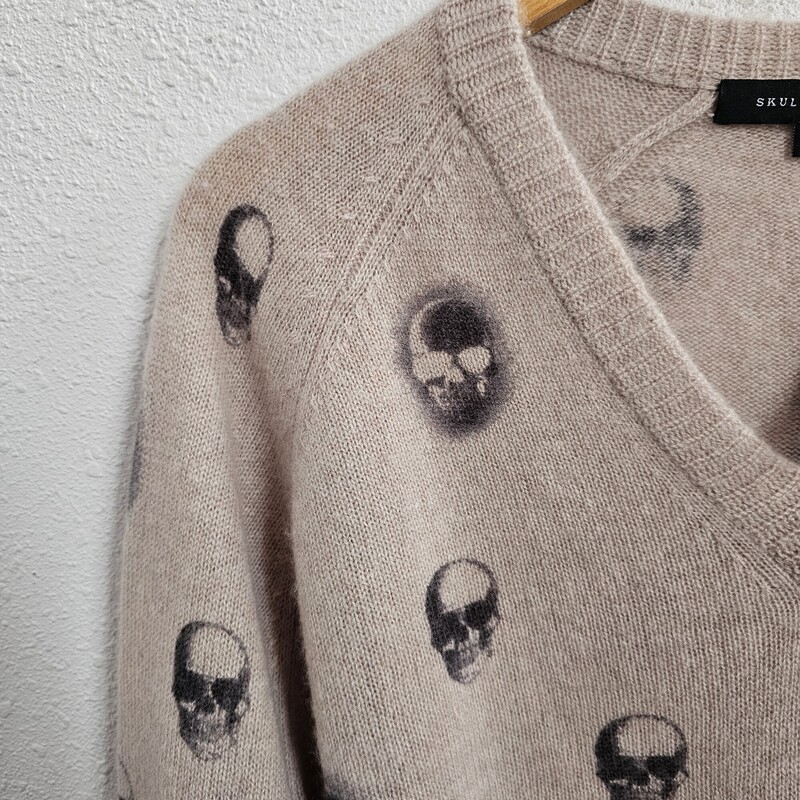 Skull Cashmere, Rosegrey, Size: Medium