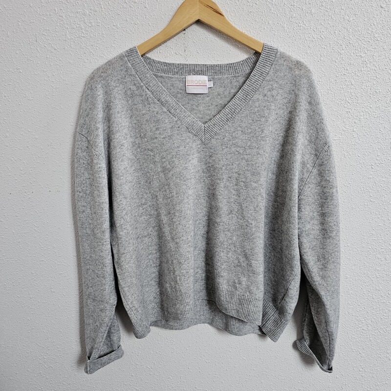 Brodie Cashmere, Grey, Size: Large