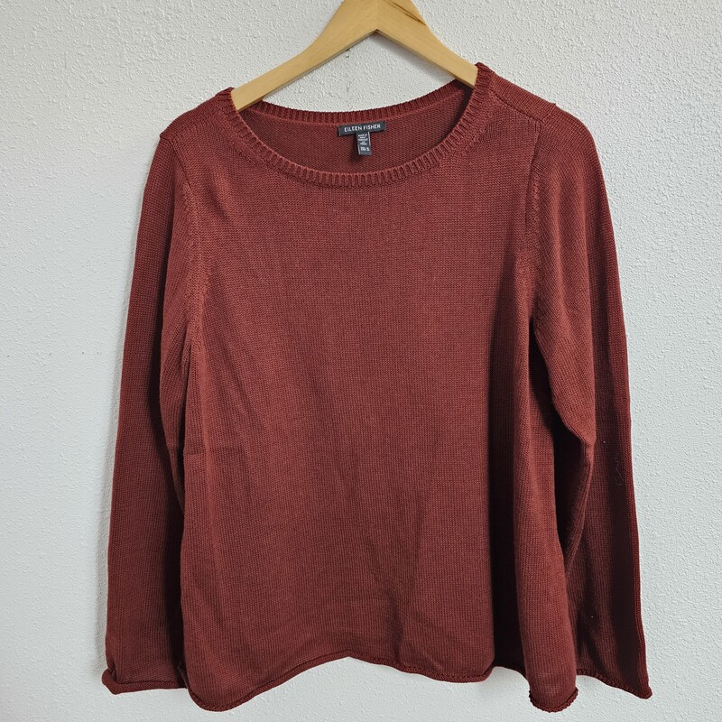 Eileen Fisher, Rust, Size: Medium