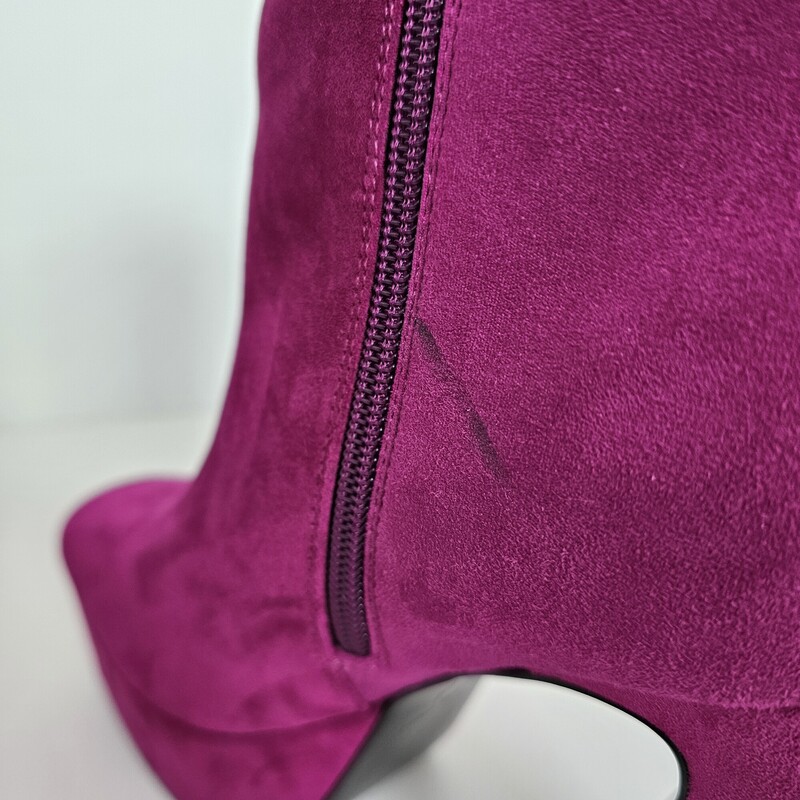 Nine West Suede, Fushia, Size: 8 NEW