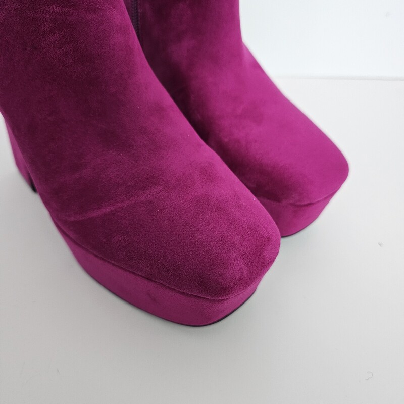 Nine West Suede, Fushia, Size: 8 NEW