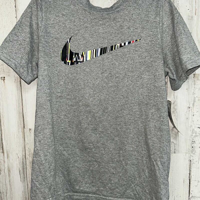 8 Grey Logo Tee