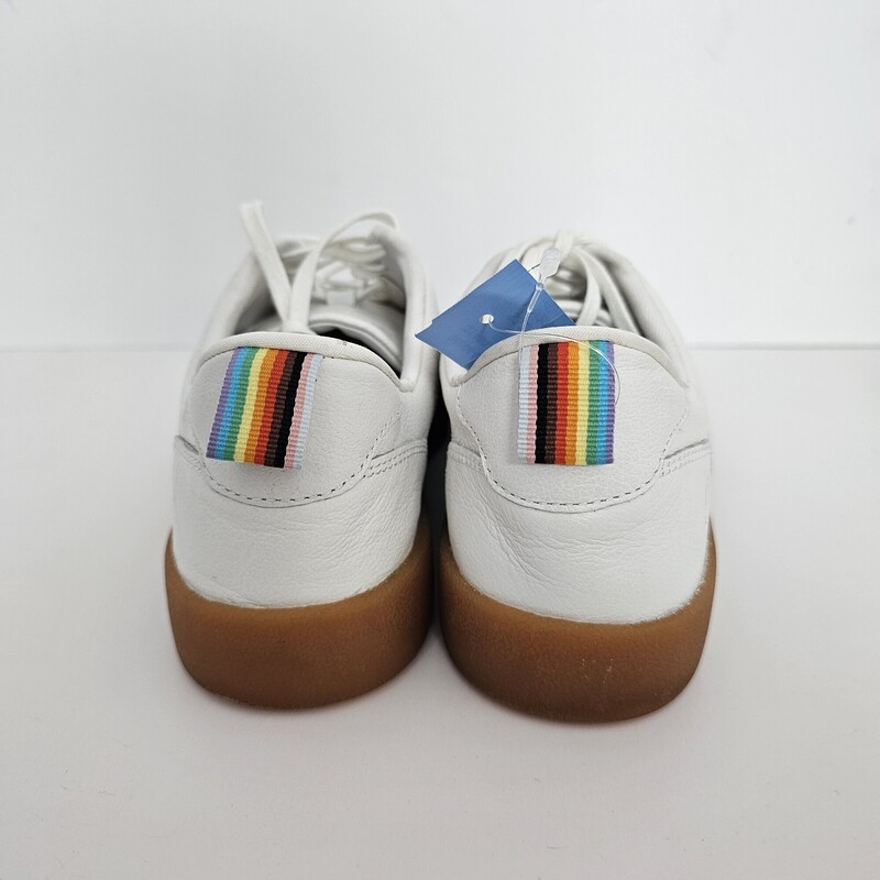 Hush Puppies Rainbow, White, Size: 8.5