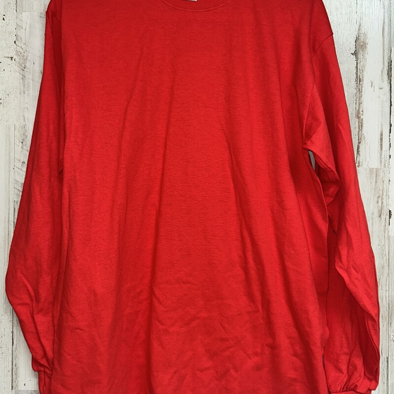 L Red Cotton Longsleeve