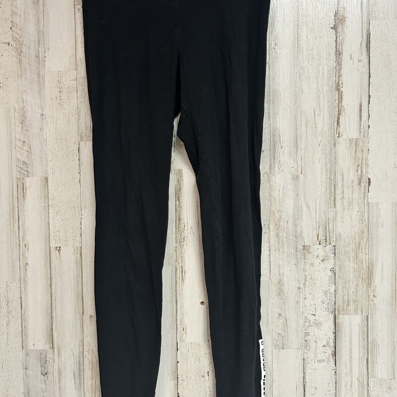 S Black Cotton Leggings