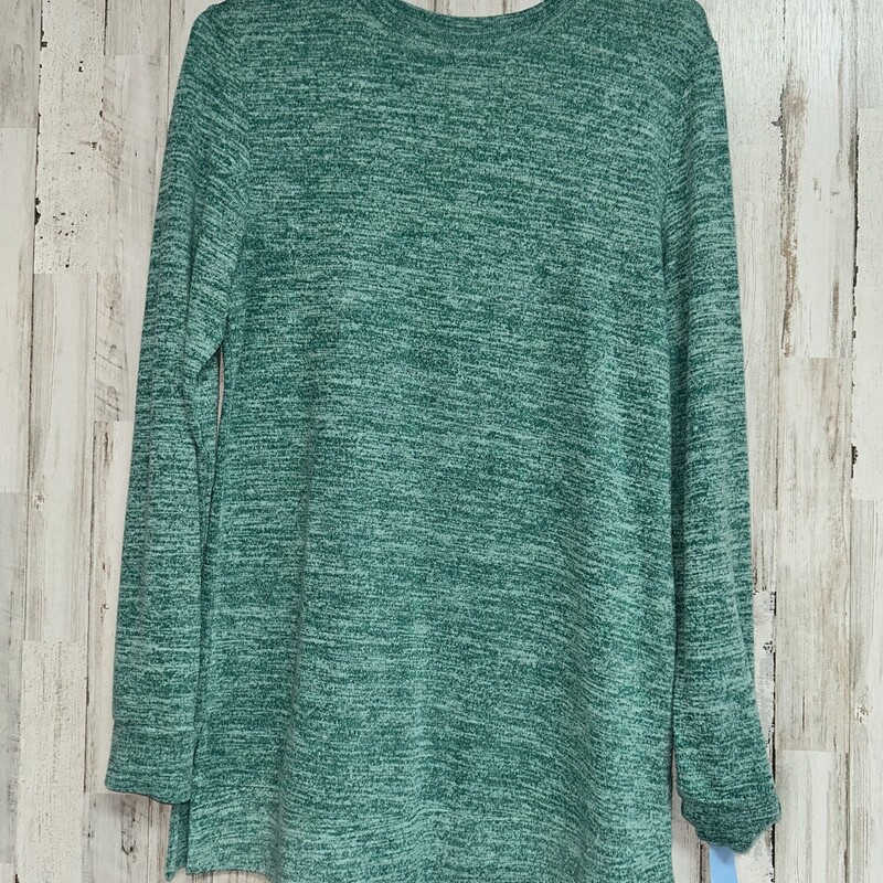 S Green Knit Heather Top, Green, Size: Ladies S