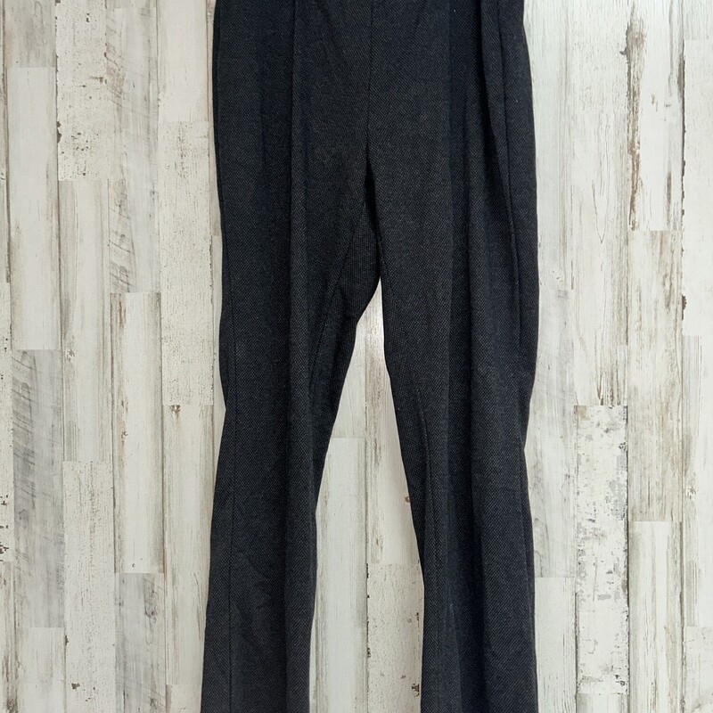 M Black Print Dress Pants