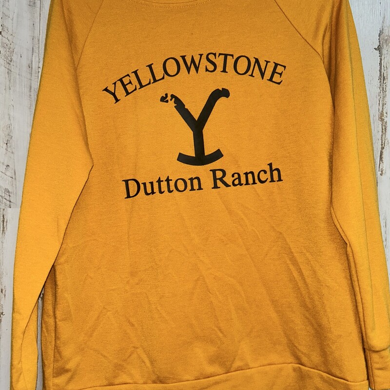 M Yellow Yellowstone Top, Yellow, Size: Ladies M