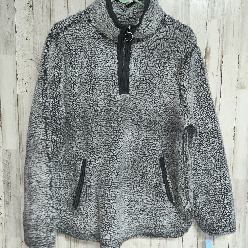 2X Grey Sherpa Pullover