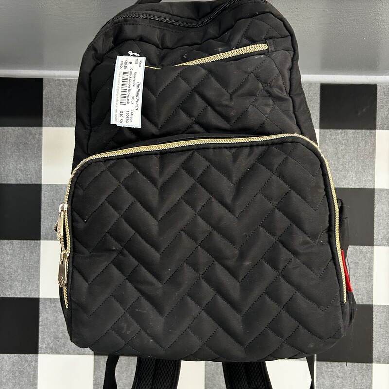 Black Diaper Backpack