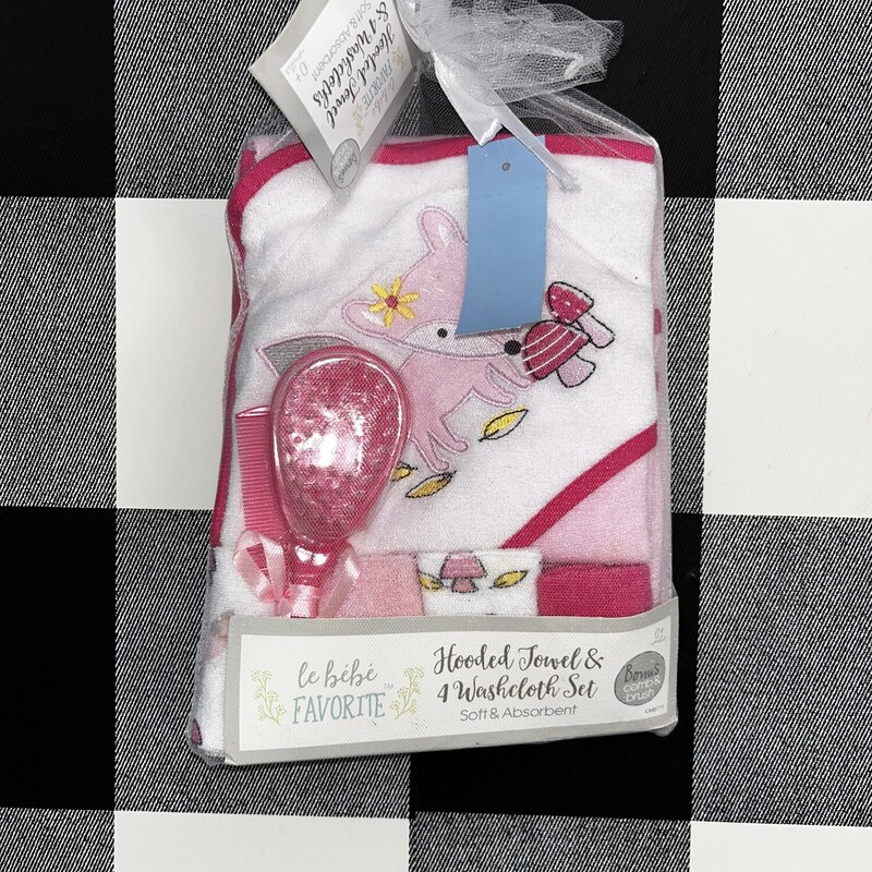 Hooded Towel & Cloth Set