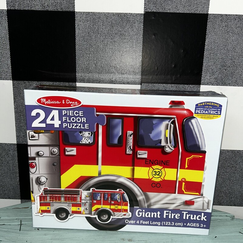 NEW Fire Truck Puzzle