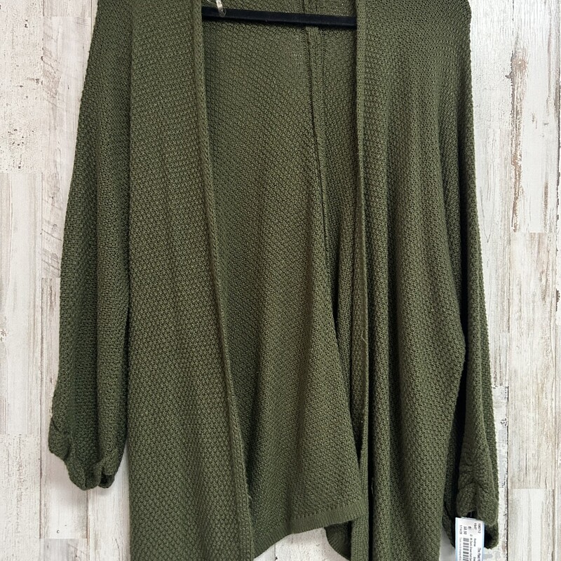 M Dark Green Knit Cardgia