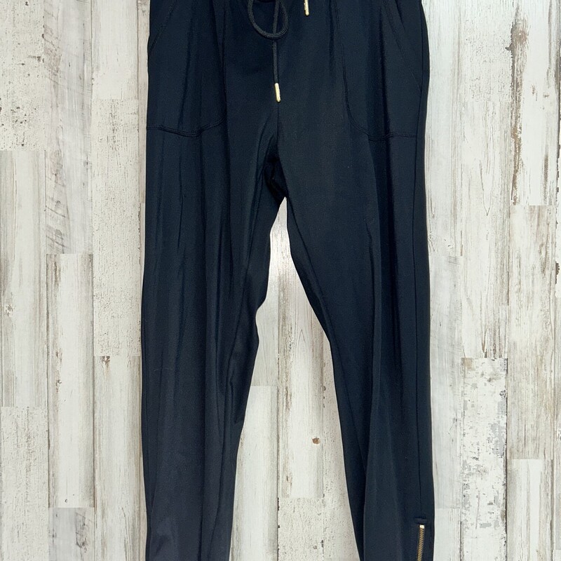 XS Black Zip Joggers