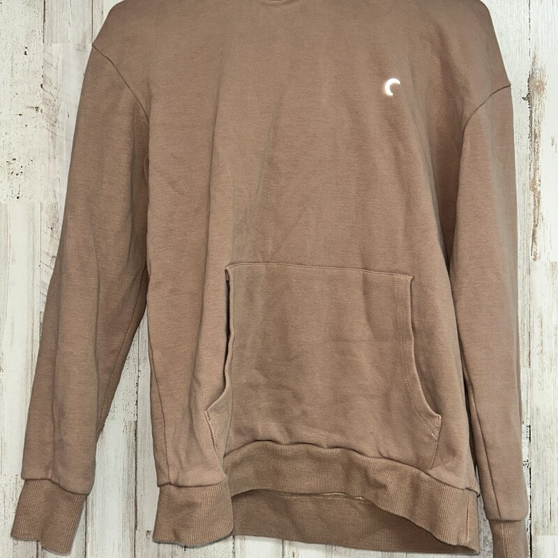 XS Tan Logo Hoodie