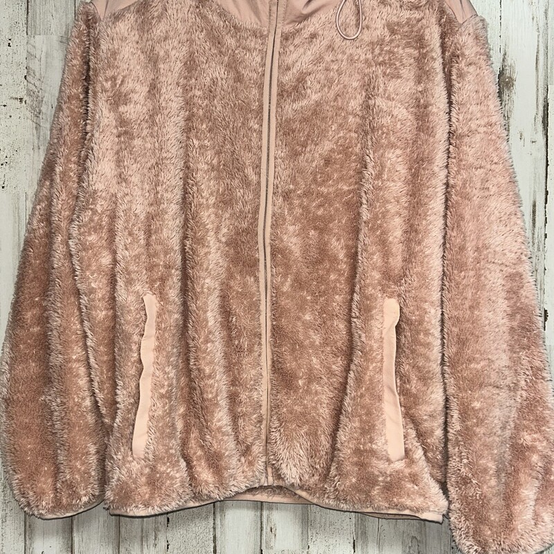 XS Pink Fuzzy Jacket