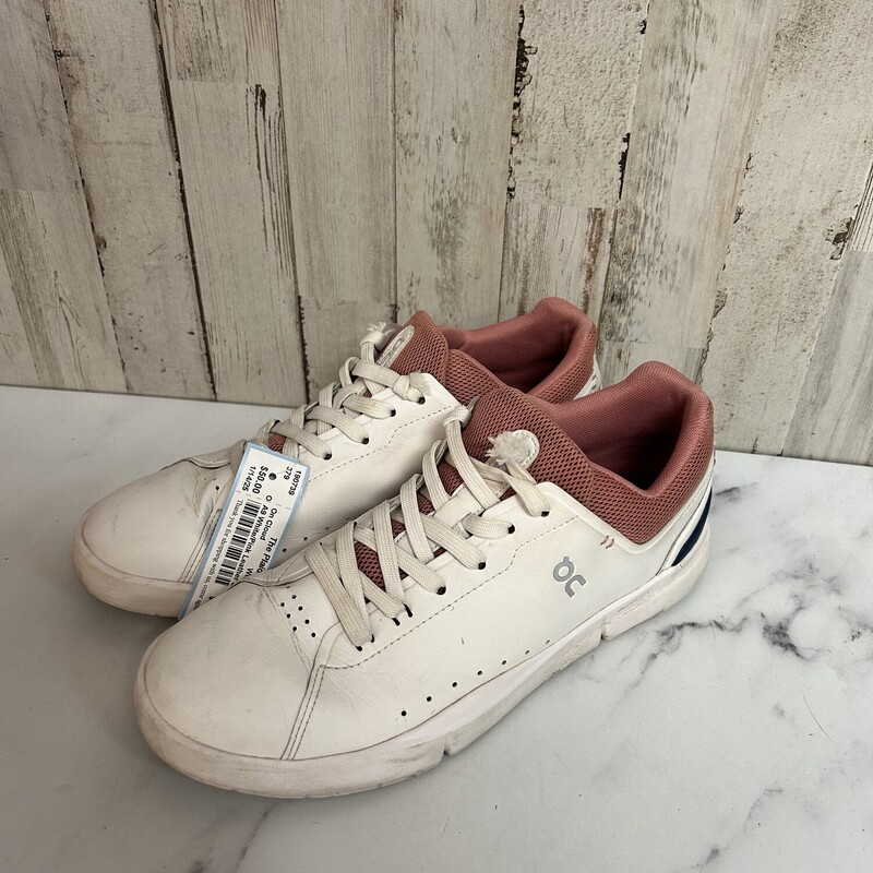 A9 White/Pink Leather Sne