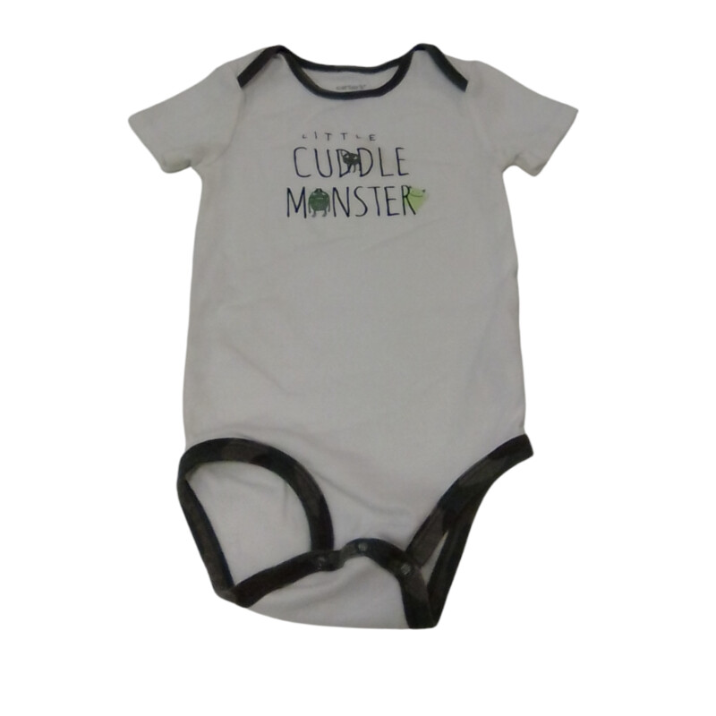 Onesie: Cuddle Monster, Boy, Size: 24m

Located at Pipsqueak Resale Boutique inside the Vancouver Mall, Suite 230, (upstairs between Round 1 and Golds Gym) or online at: #pipsqueakresale

All items are photographed prior to being steamed. Cross posted, items are located at #PipsqueakResaleBoutique, payments accepted: cash, paypal & credit cards. Any flaws will be described in the comments. More pictures available with link above. Local pick up available at the #VancouverMall, tax will be added (not included in price), shipping available (not included in price, *Clothing, shoes, books & DVDs for $6.99; please contact regarding shipment of toys or other larger items), item can be placed on hold with communication, message with any questions. Join Pipsqueak Resale - Online to see all the new items! Follow us on IG @pipsqueakresale & Thanks for looking! Due to the nature of consignment, any known flaws will be described; ALL SHIPPED SALES ARE FINAL. All items are currently located inside Pipsqueak Resale Boutique as a store front items purchased on location before items are prepared for shipment will be refunded.

#resalerocks #shopsmall #pipsqueakresale #shopvanmall #vancouverwa #portland #reusereducerecycle #fashiononabudget #chooseused #consignment #savemoney #shoplocal #weship  #shopvanmall #vancouvermall #vancouver #vancouverwashington #keepusopen #shoplocalonline #resale #resaleboutique #mommyandme #minime #fashion #reseller #usedclothing #usedtoys #secondhand #consign #store #clothes #womensclothes #kidsclothes #shopvancouvermall