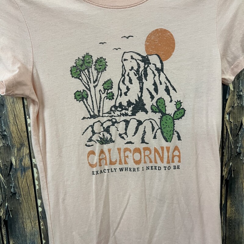 Peach California Tee