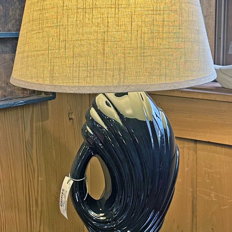 Black MCM Lamp