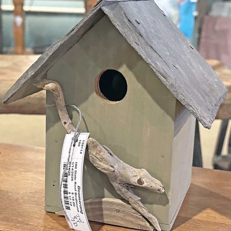 HM Slate Roof Birdhouse