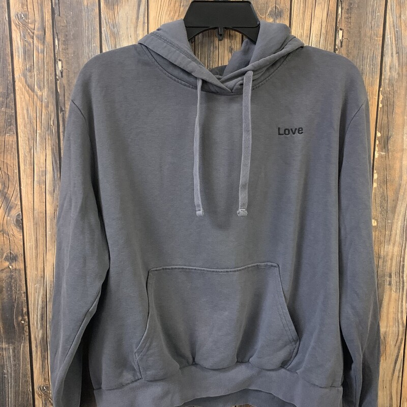 Gray Love Hoodie