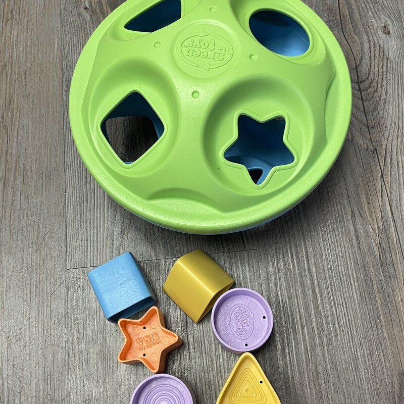 Green Toys Shape Sorter, Multi, Size: Pre-owned
includes 6 sorter shapes