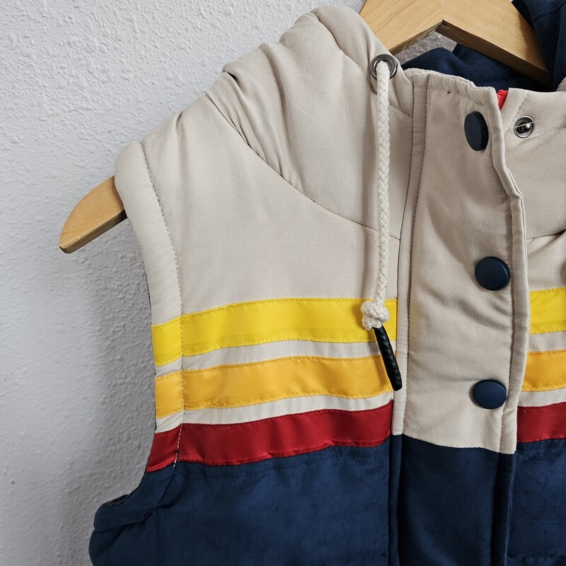 Yo. Puffer Multicolored, Navyyewl, Size: Xxs