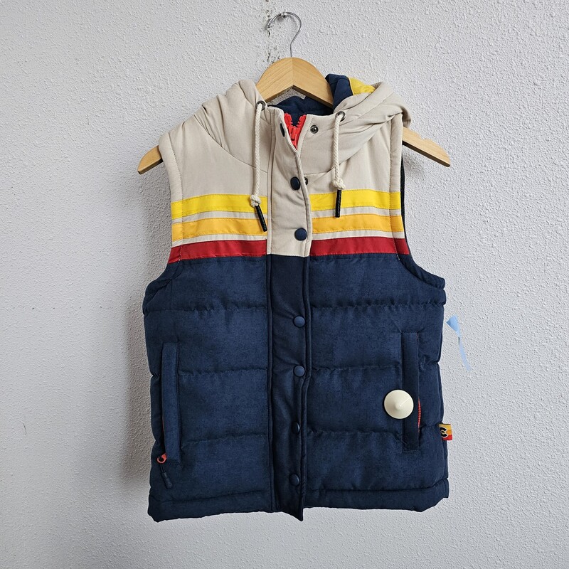 Yo. Puffer Multicolored, Navyyewl, Size: Xxs