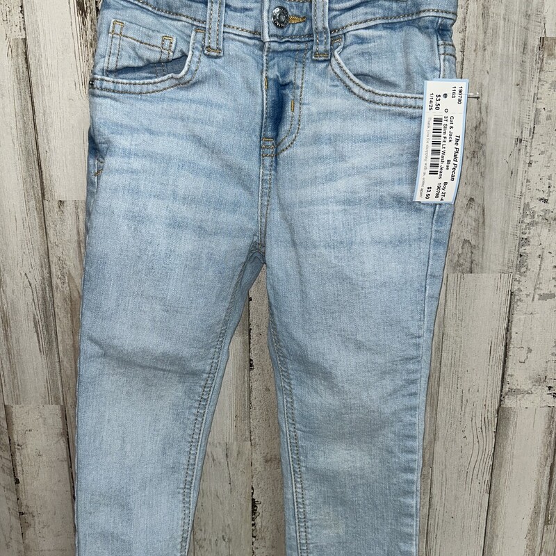 3T Slim Fit Lt Wash Jeans