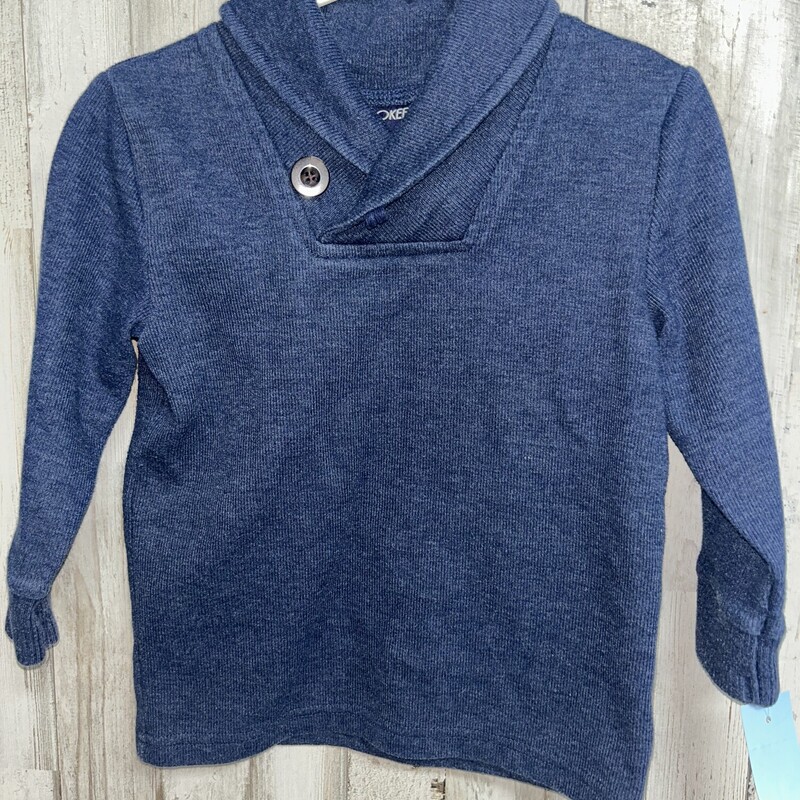 2T Navy Knit Pullover