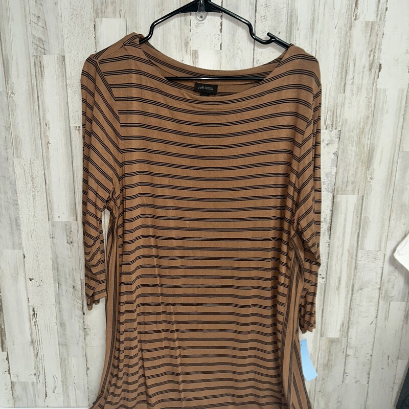 XL Tan Striped Top