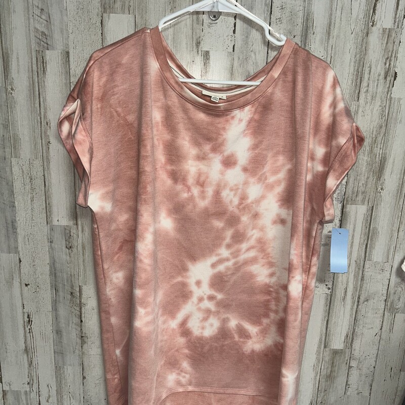 XL Pink Tie Dye Top