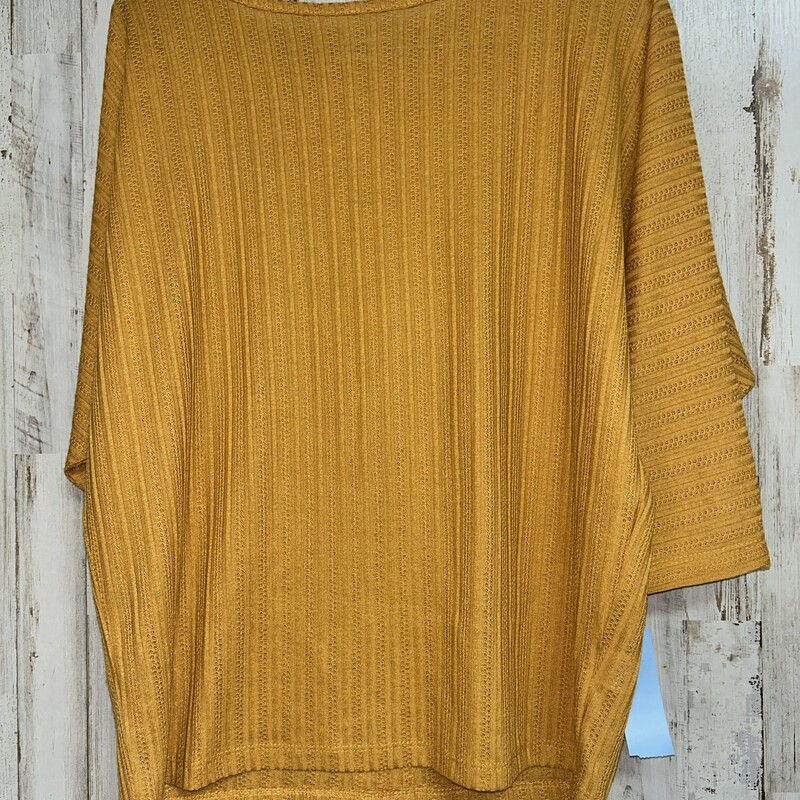 S Yellow Knit Top