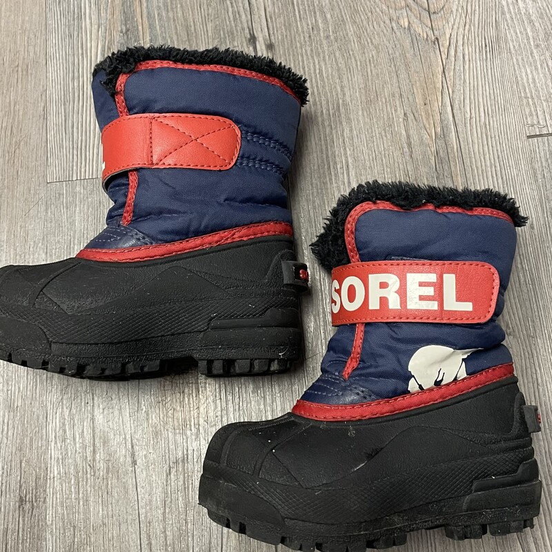 Sorel Winter Boots, Navy, Size: 7T