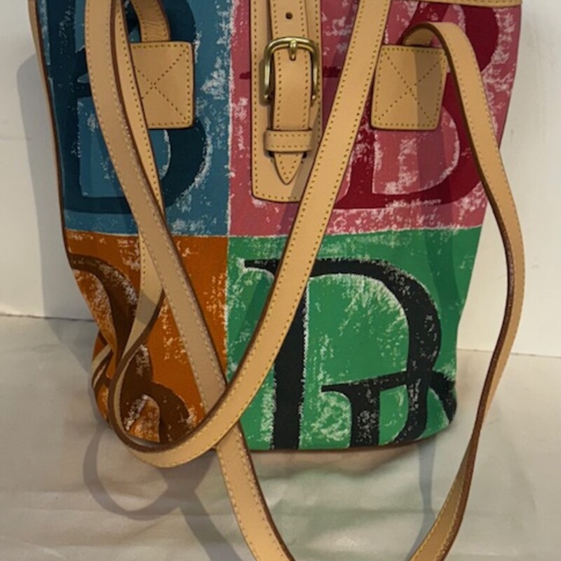 Dooney & Bourke Letter Colorblock Tote
Multcolored Tan
Size: 10 x 10H