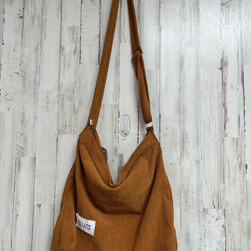 Tan Corduroy Purse