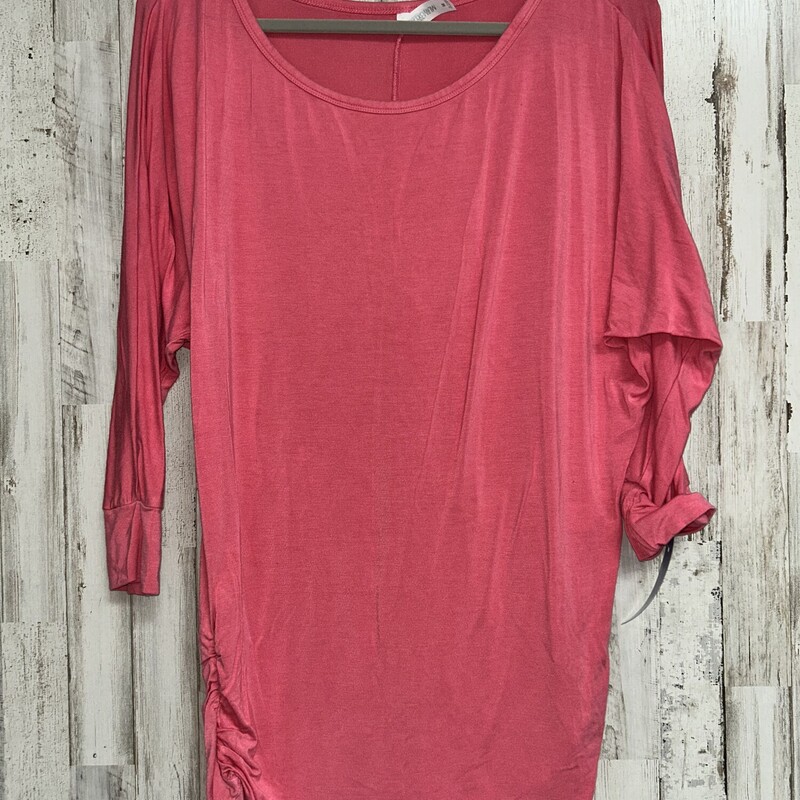 M Pink Piko Style Top, Pink, Size: Ladies M