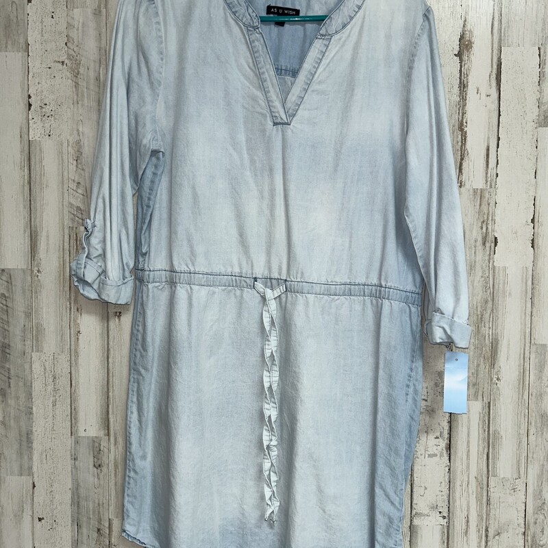 L Lt Denim Dress