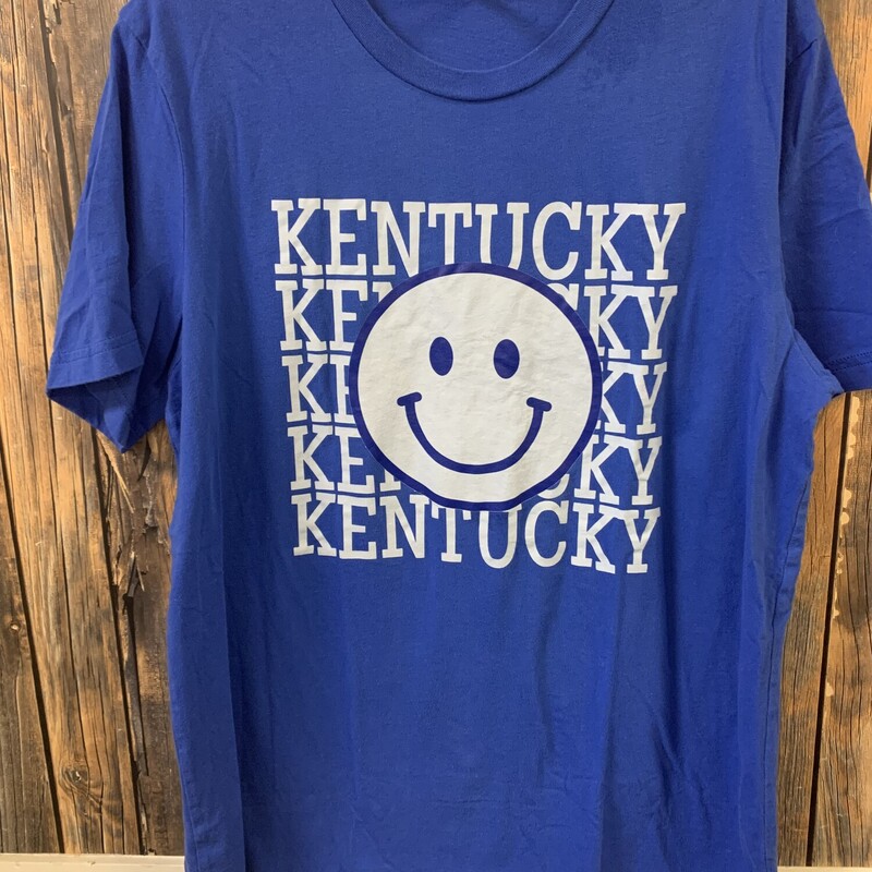 Blue KY Smile Shirt, Size: L