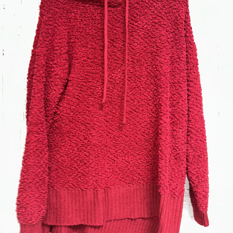 L Red Popcorn Hoodie, Red, Size: Ladies L