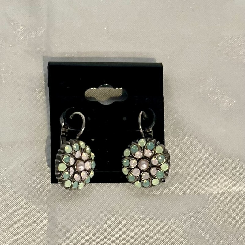 Mariana Hook Gems Earrings
Green Pink Silver Size: Medium