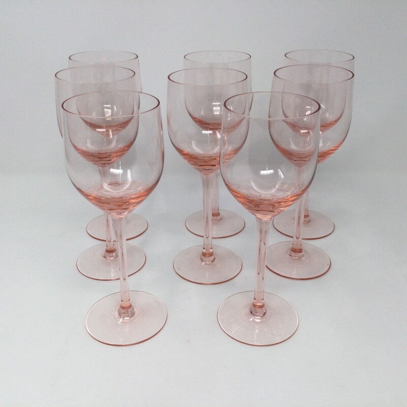 Coral Stemware,
Coral,
Size: Set Of 8