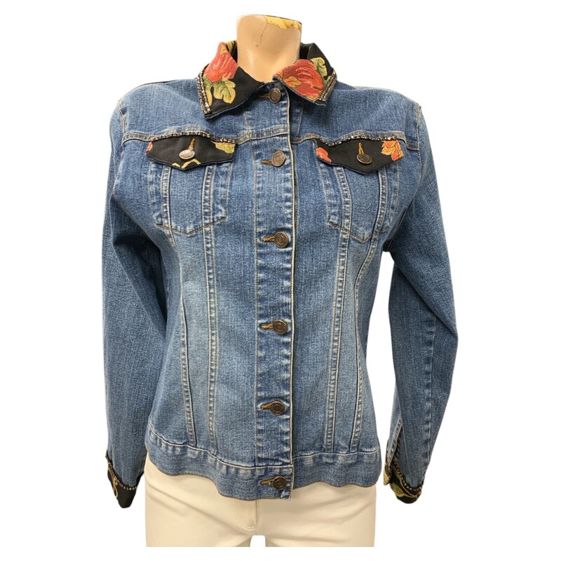 To She-she Denim Jacket, Blue, Size: M