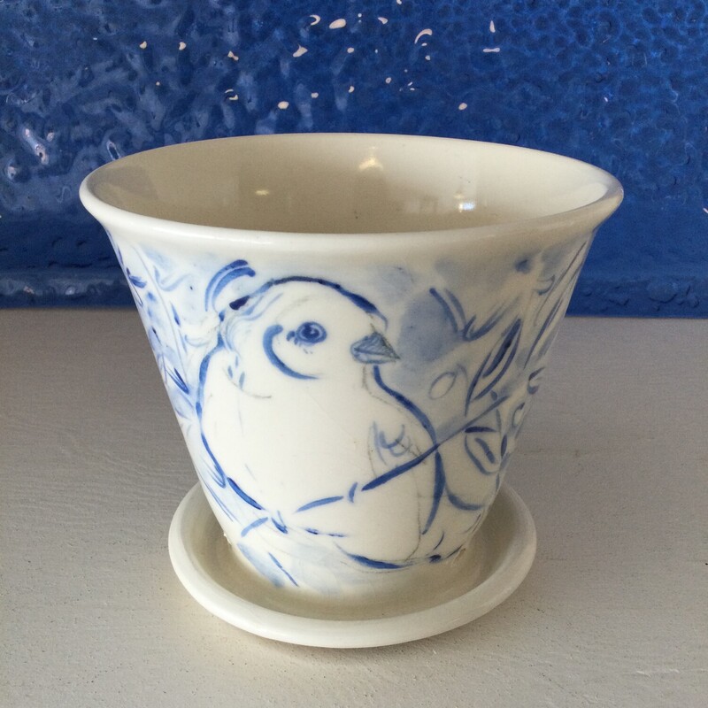 Ceramic Bird Planter