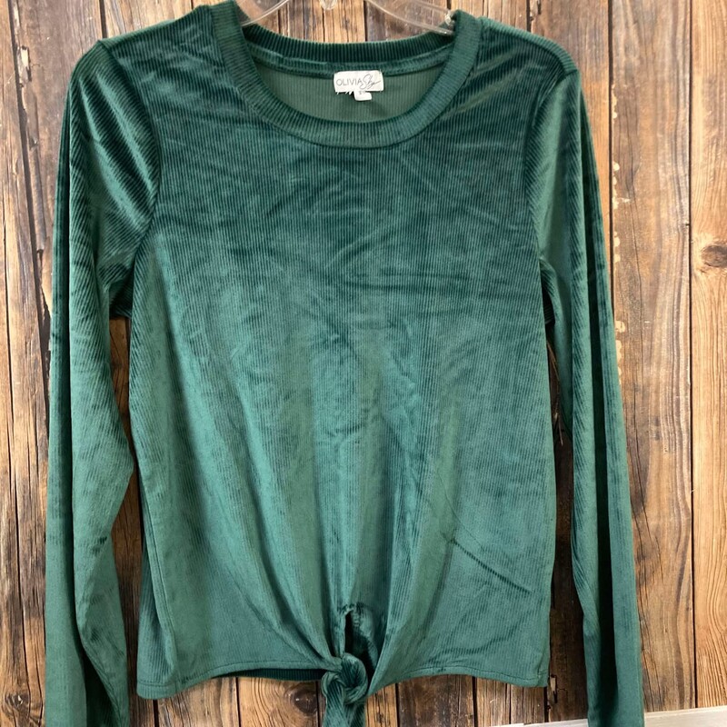 Green Velour Shirt